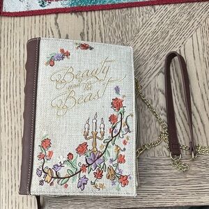 Danielle Nicole Disney's Beauty and the Beast Book Clutch Women's Bag